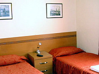 A typical room at Carlton Hotel