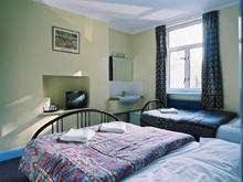 A typical triple room at the Montana