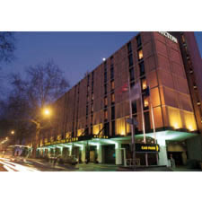 The exterior of the Hilton London Kensington