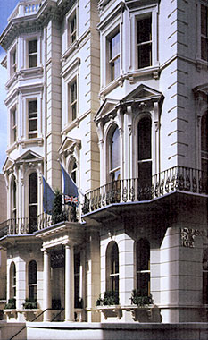 The stylish Kensington House Hotel, central London