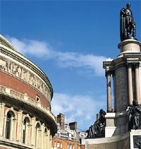 Beit Hall overlooks the Royal Albert Hall