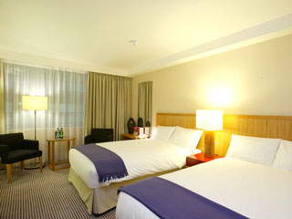 A typical room at Crowne Plaza Hotel London