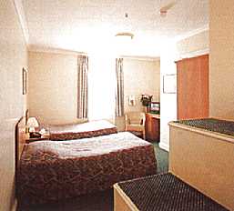 A room at London Town Hotel